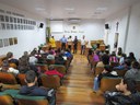 Alunos da Escola Fátima estiveram na Casa do Povo