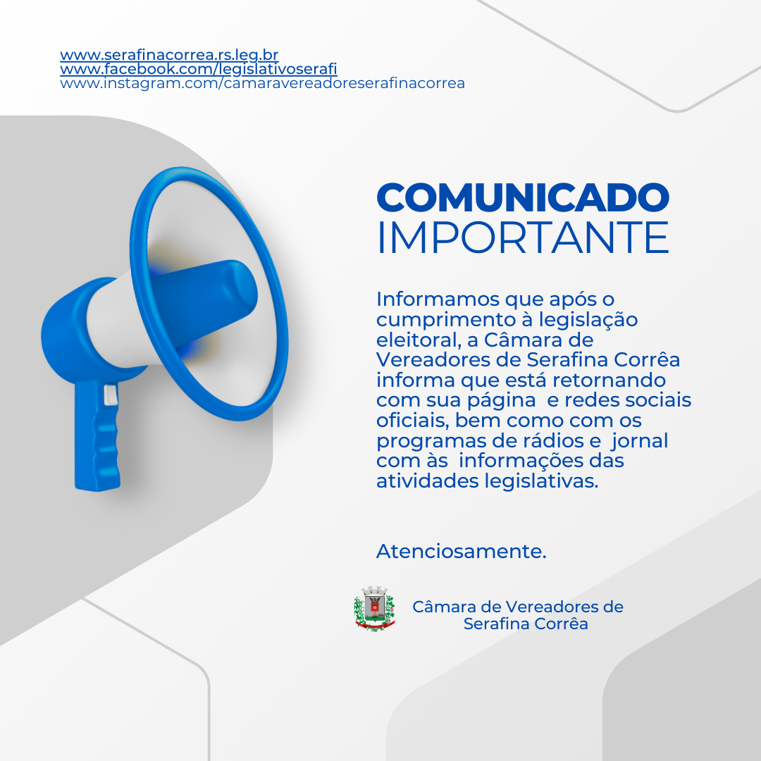 COMUNICADO IMPORTANTE