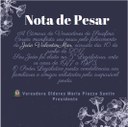 Nota de Pesar